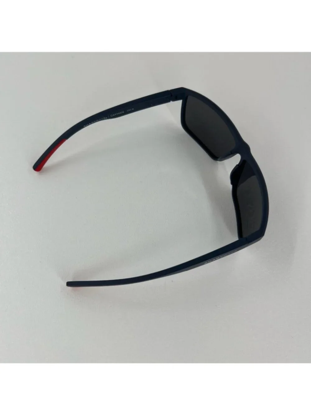 Shady Rays Cayman CM 8 Polarized Sunglasses Mens Matte Navy D-Frame Liberty Blue